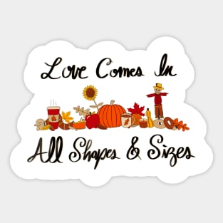 Love Comes In - Autumn Sticker